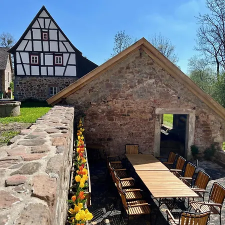 Ruhige Ferienwohnung Mit Holzofen, Sauna, Garten&terrasse Auf Historischem Schlosshof Appartement *